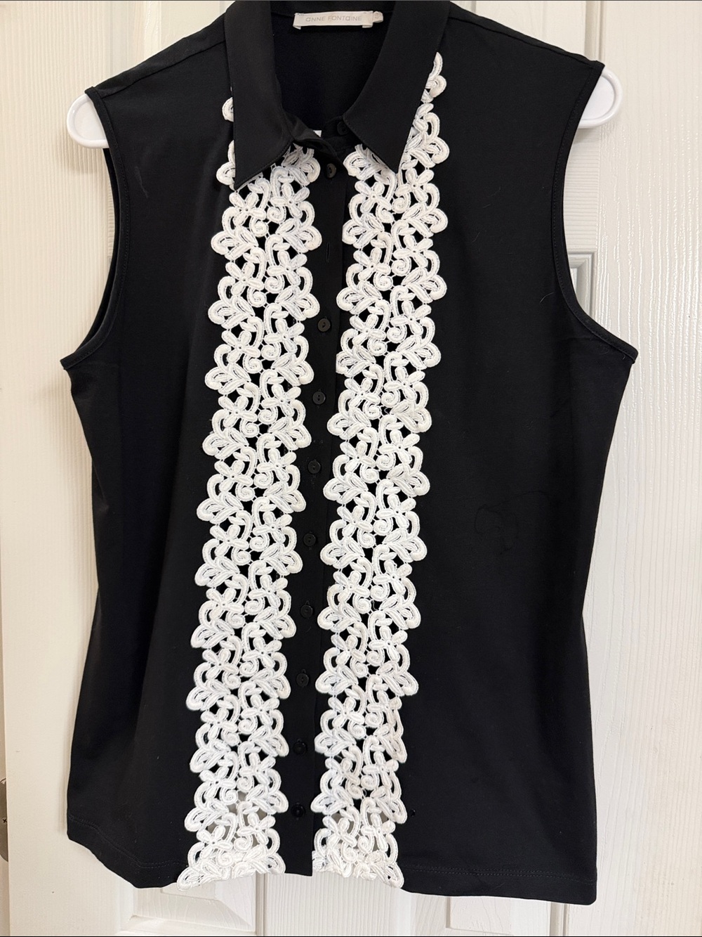 Anne Fontaine Pippa Blouse. New condition . Size large Euro 46. 98% cotton